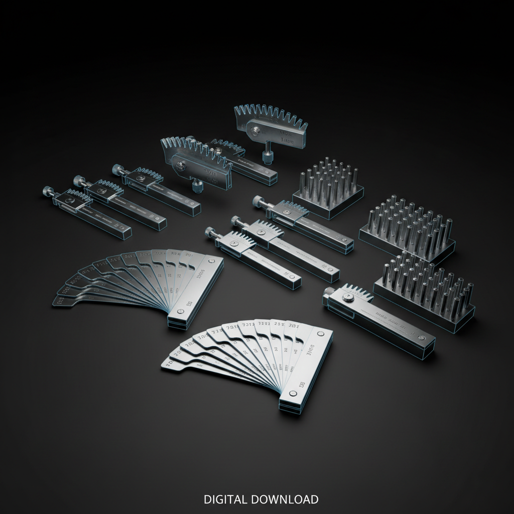 Precision Measurement Tools 3D Pack